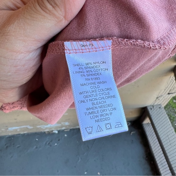 d&co. Zip Lined Lace Eyelet Shacket Jacket Dusty Rose Pockets Size 3X - Picture 5 of 8